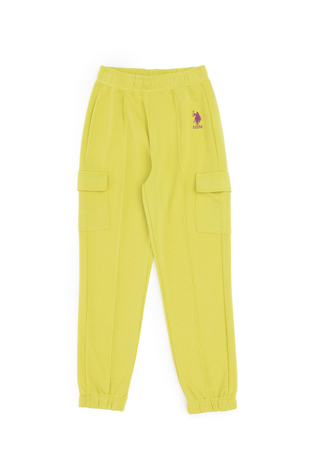 Спортивные штаны фисташкового цвета для девочек - U.s. polo assn фото 2