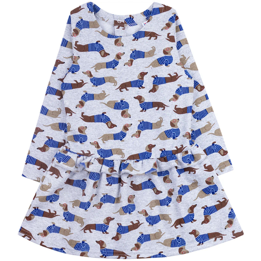 Платье футер 2х нитка начёс 1126310502 - Youlala фото 4