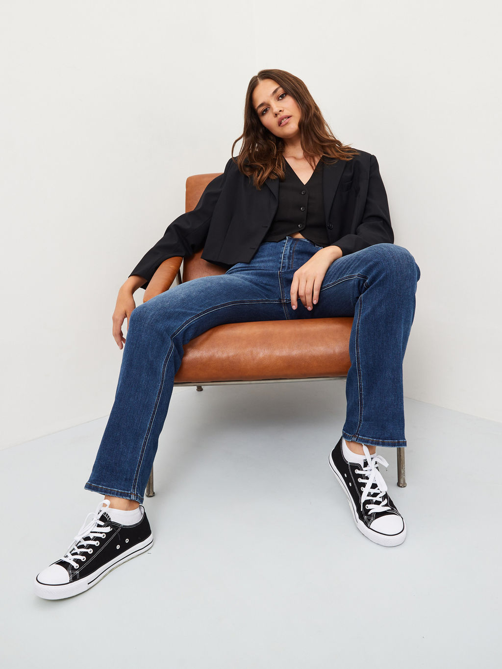 Женские джинсы широкого кроя - Mossmore фото 7