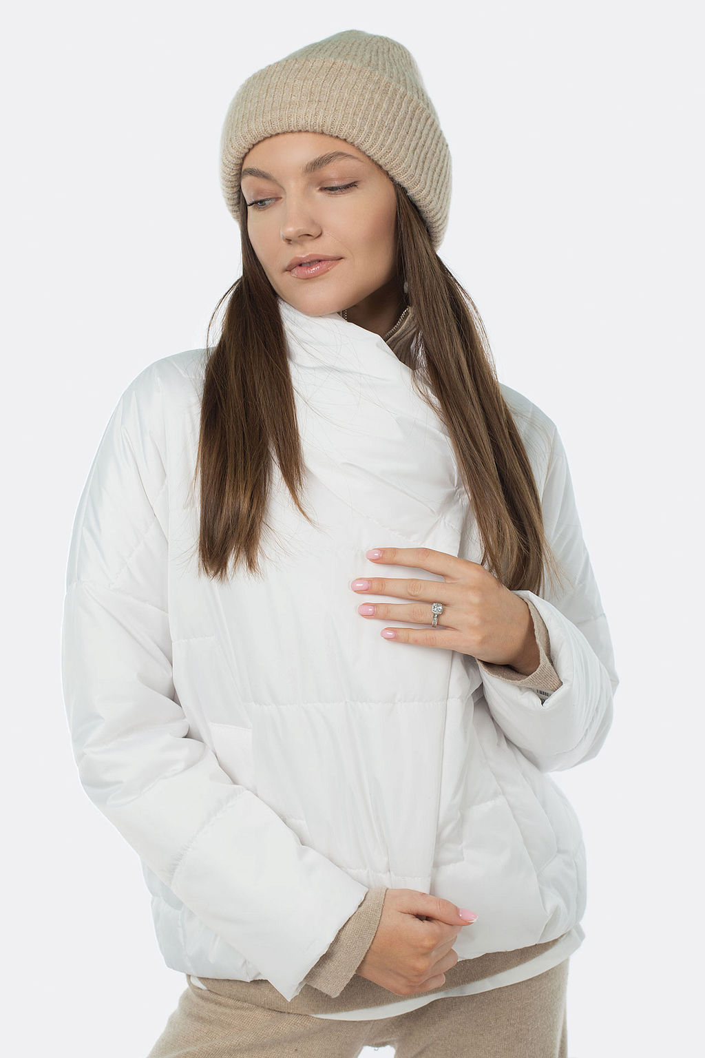 04-2854 Куртка женская демисезонная (G-loft 100) - El podio фото 9