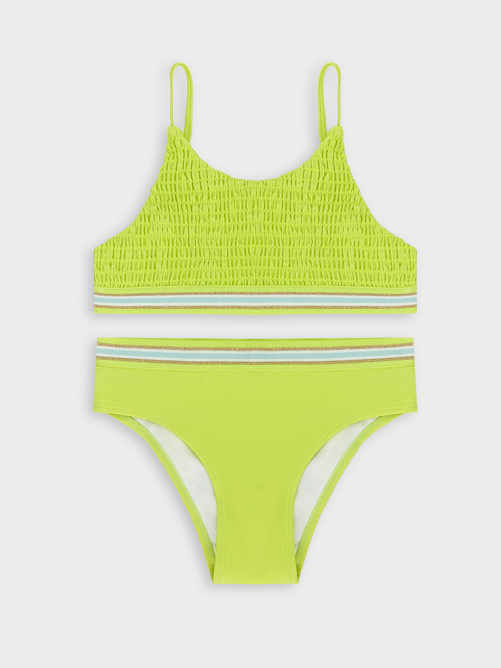 Купальник раздельный для девочек желтый - Mark formelle фото 5