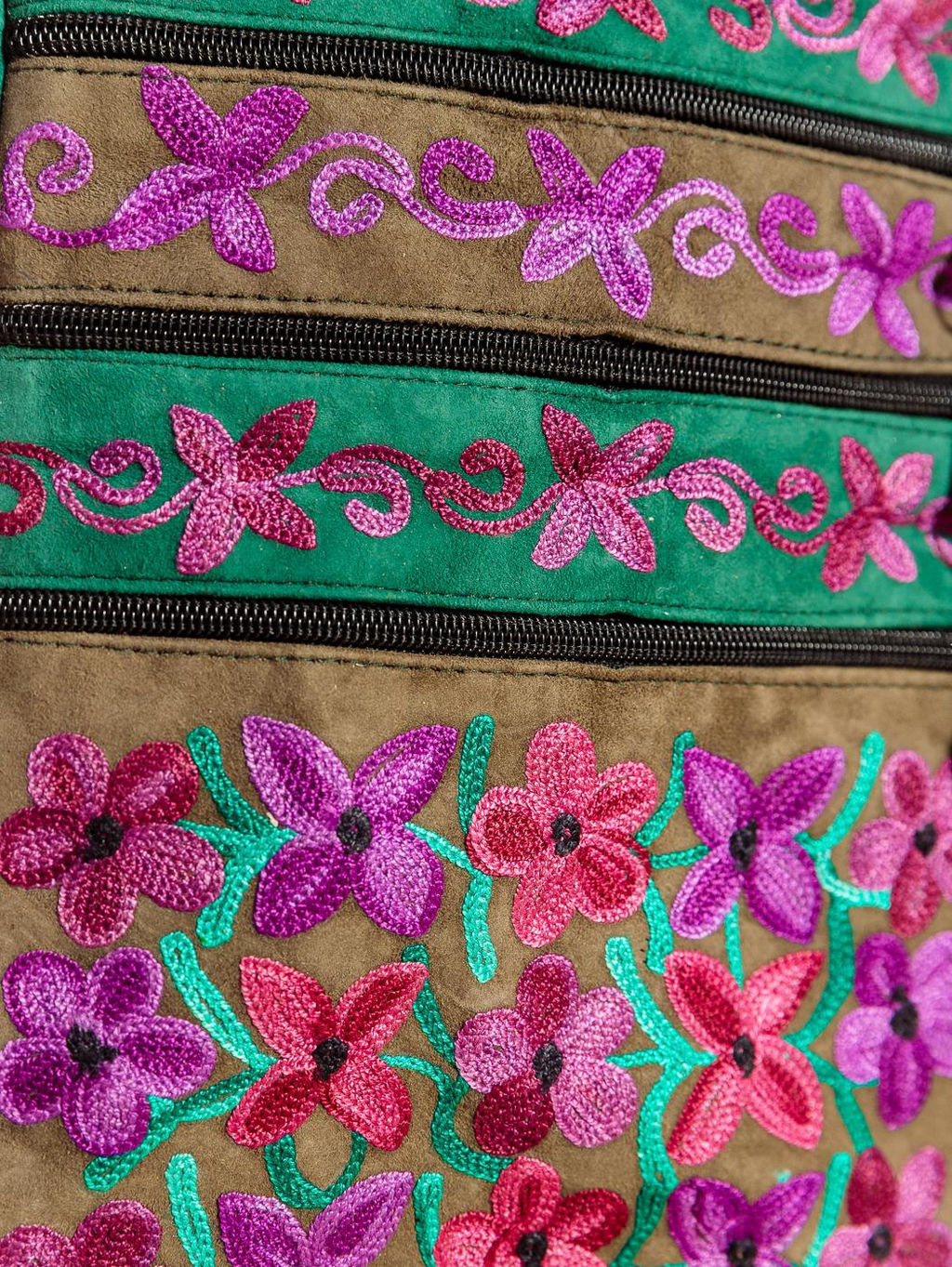 Сумка замшевая в ассортименте через плечо1107/58 - Ганг фото 2