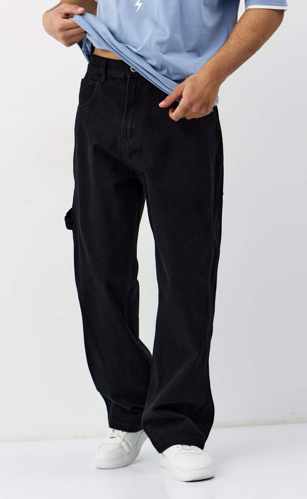 Джинсы муж. F511-0100 black - Fine joyce фото 9