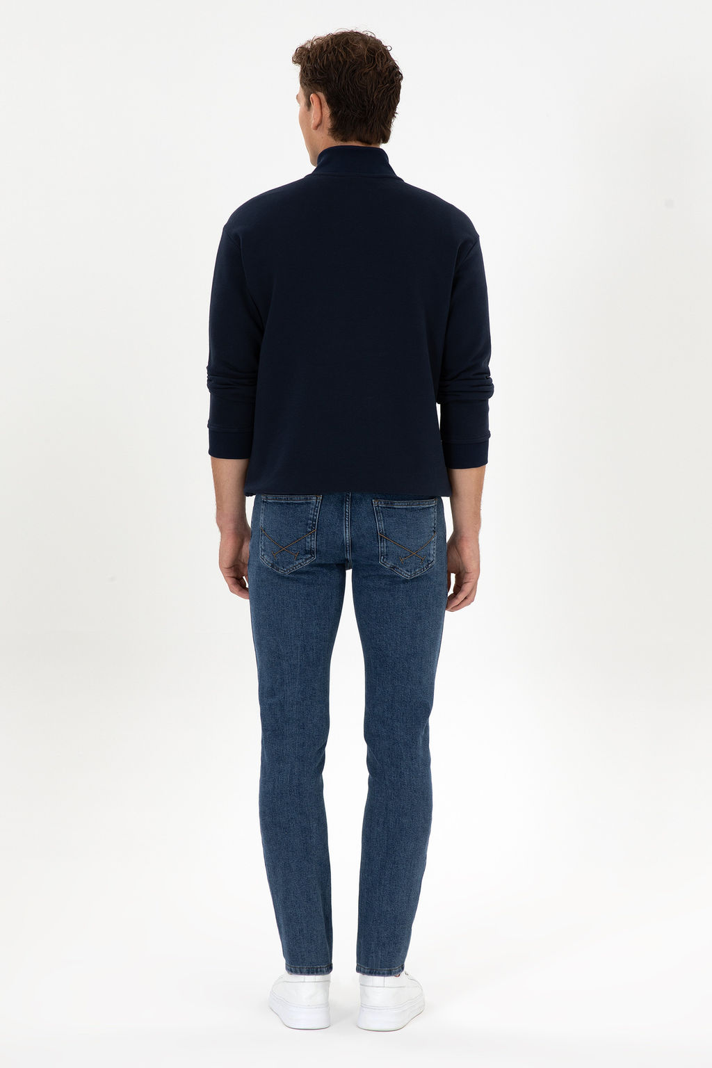 Erkek Mavi Slim Fit Jean Pantolon - U.s. polo assn фото 10