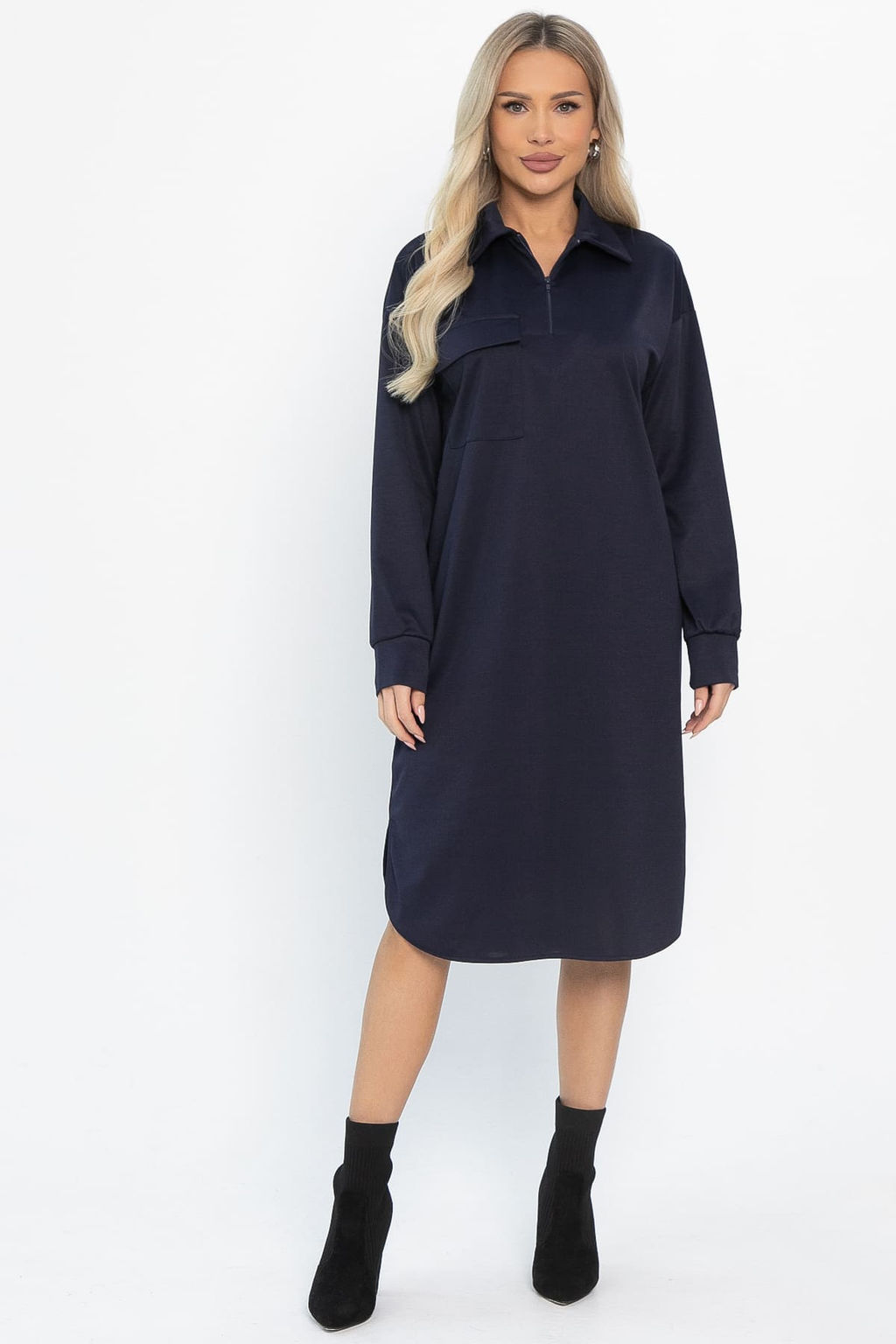 Платье-поло Сан-Диего (синее) П14575-10М - Lt collection фото 2