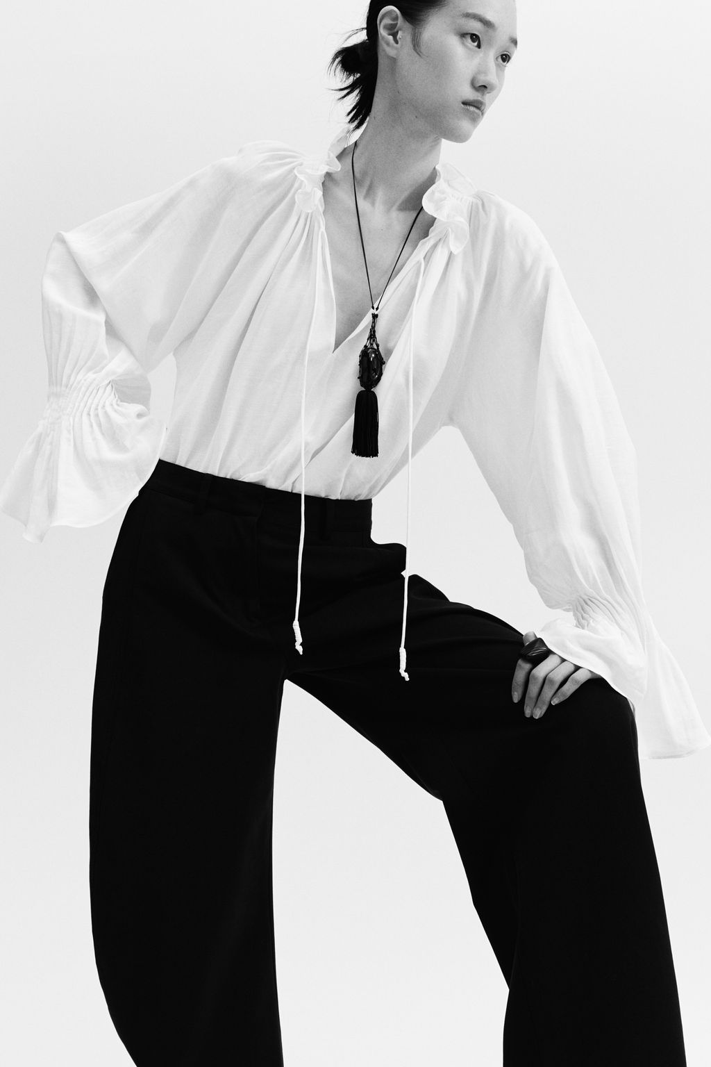 Pantal?n con perneras globo - H&m фото 4