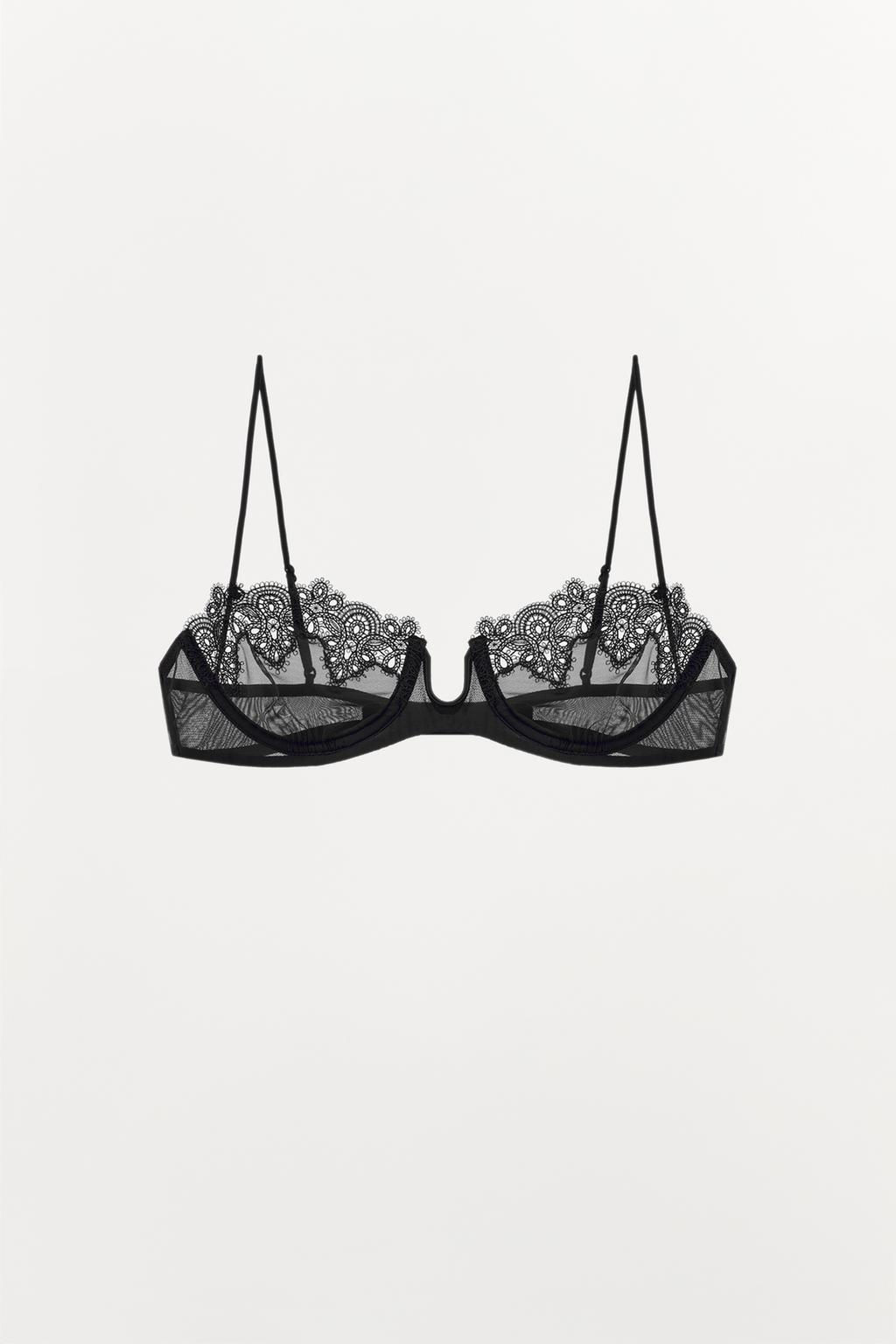 MESH LACE UNDERWIRED BRA - Zara фото 2
