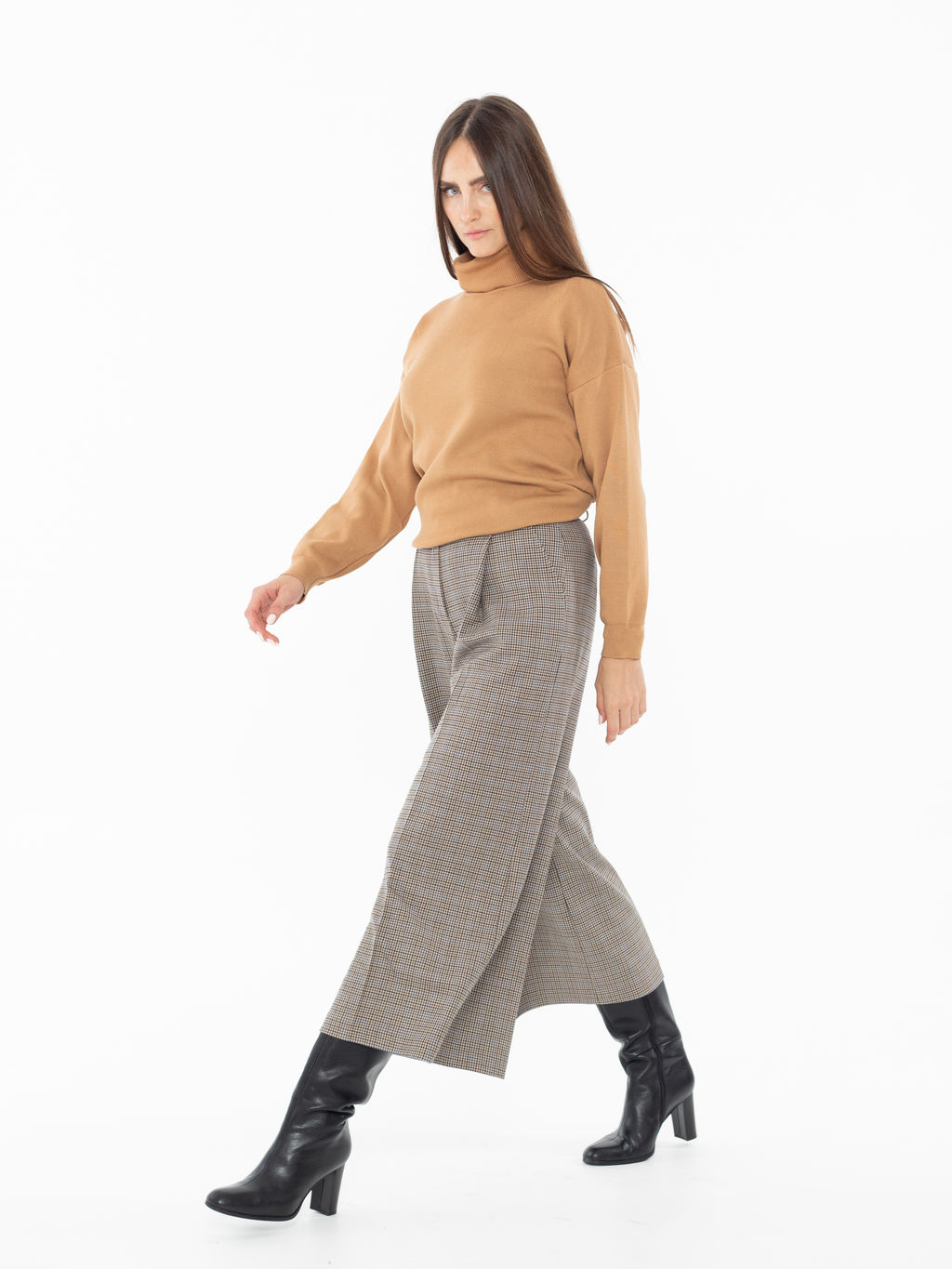 широкие кюлоты прямого силуэта. - Трика фото 6