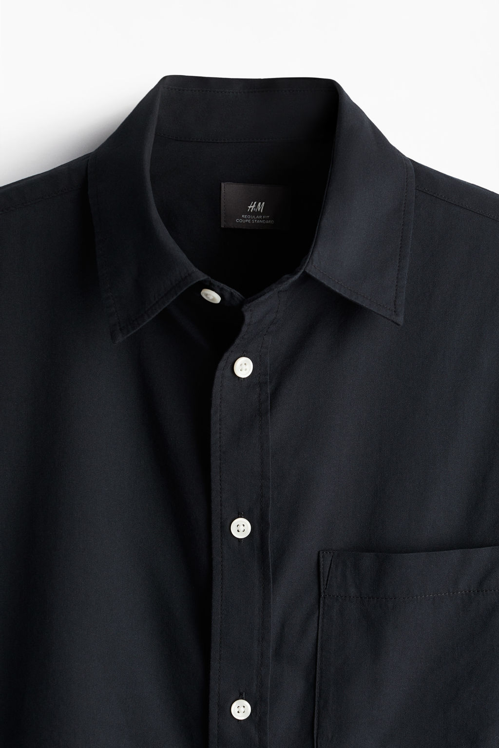Camisa en mezcla de modal Regular Fit - H&m фото 11