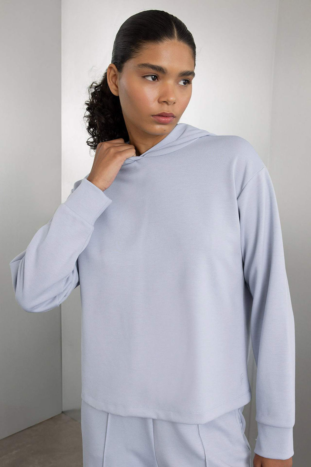 DeFactoFit Standart Fit Kapusonlu Skuba Dalg?c Sporcu Basic Sweatshirt  фото 3