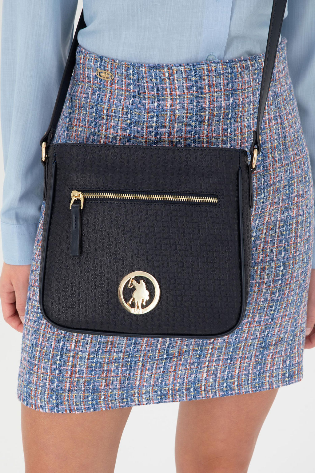 Женская темно-синяя сумка - U.s. polo assn фото 2