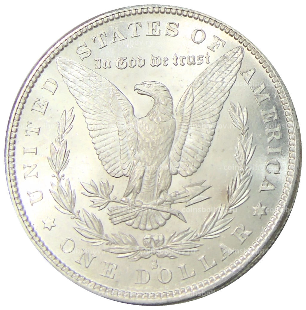 1 доллар 1880 года S США Доллар Моргана