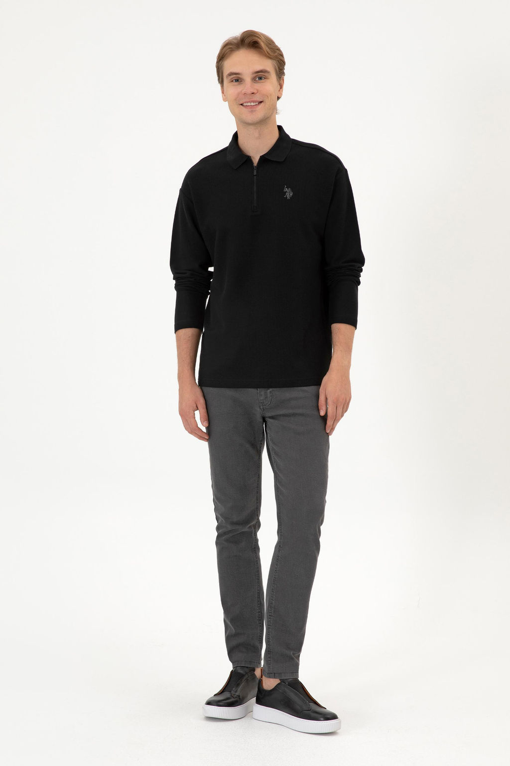 Erkek Siyah Sweatshirt Sepette S_rpriz _ndirim - U.s. polo assn фото 4