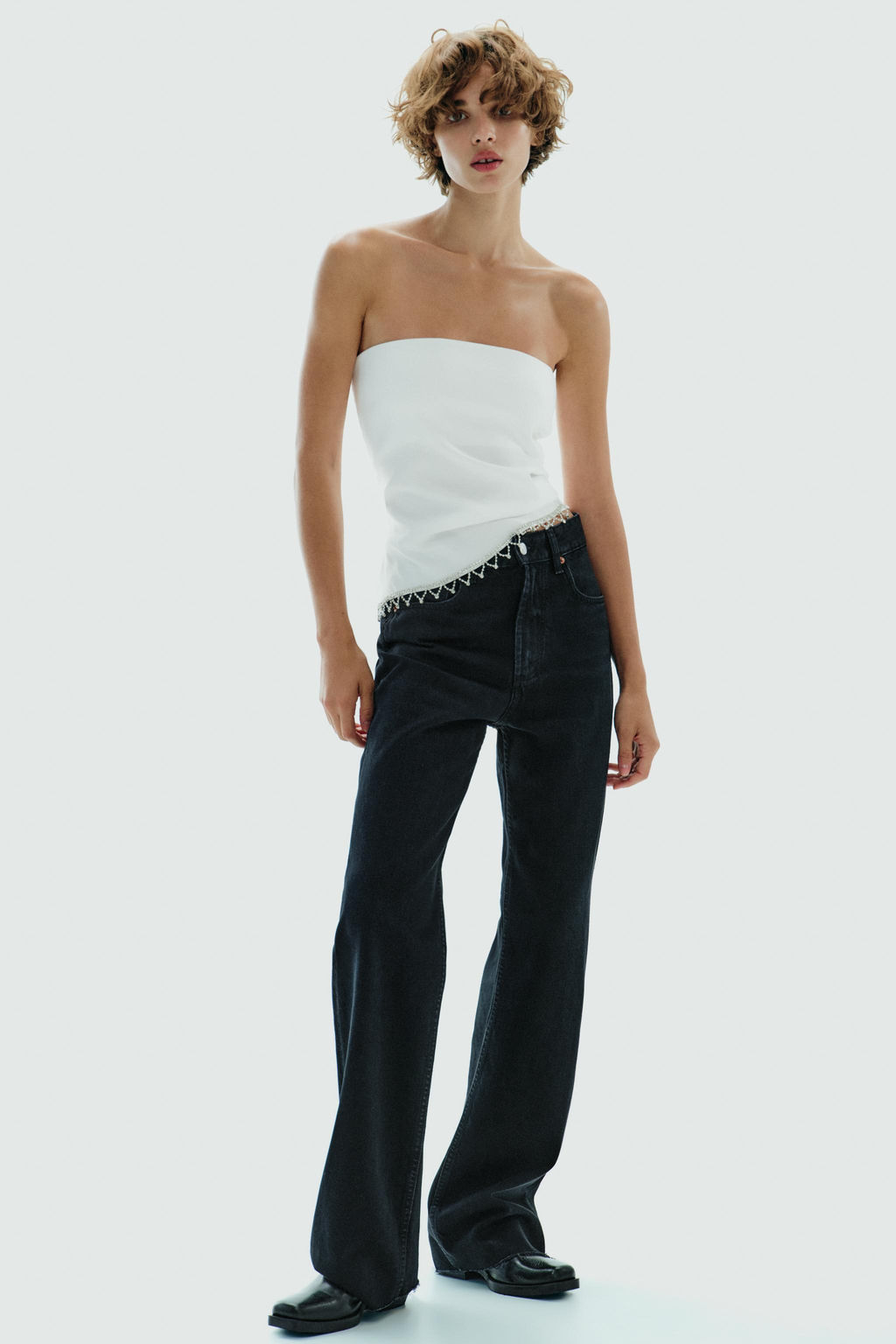 JEWEL STRAPLESS TOP - Zara фото 26