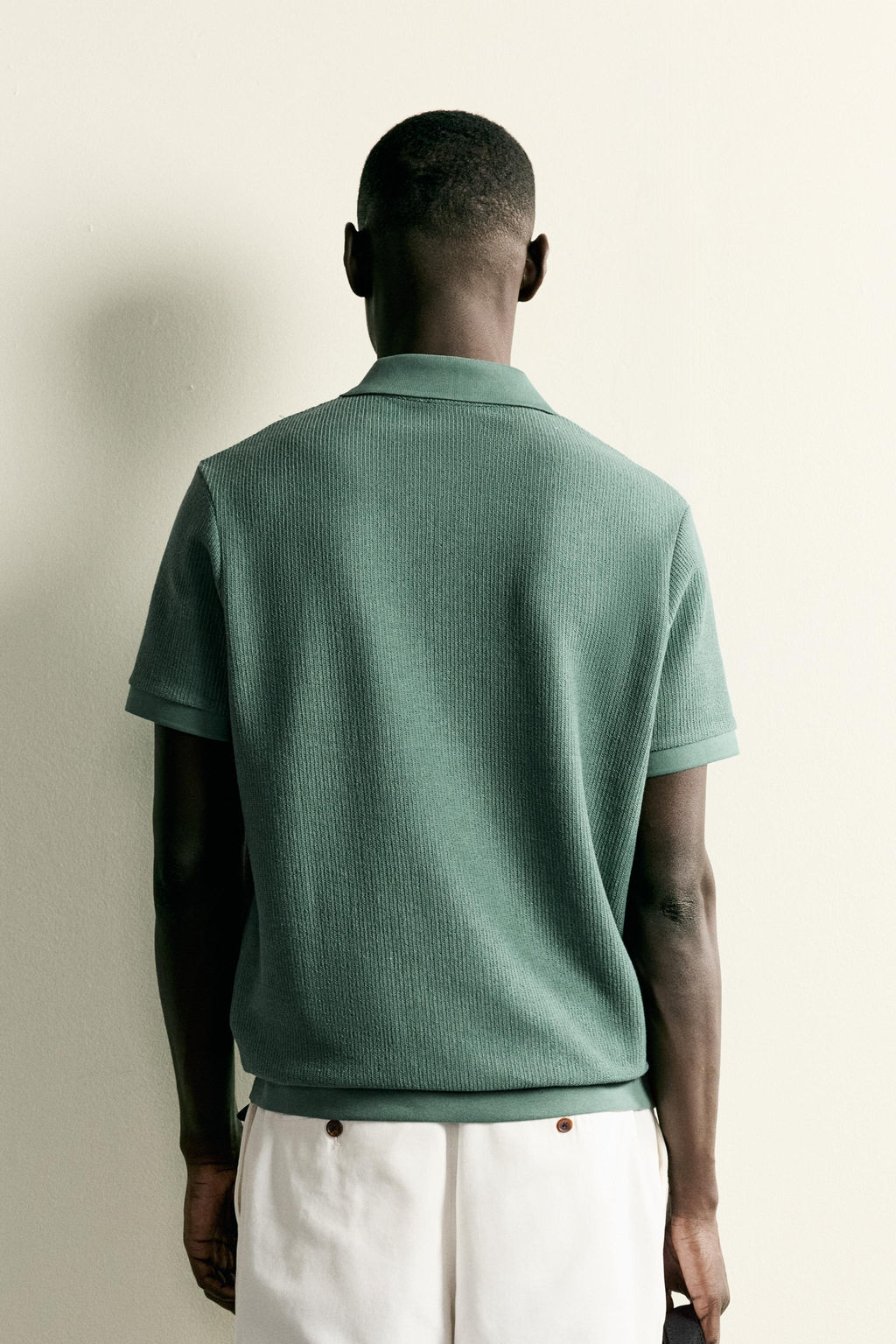 POLO REGULAR FIT CREMALLERA / Verde - Zara фото 3