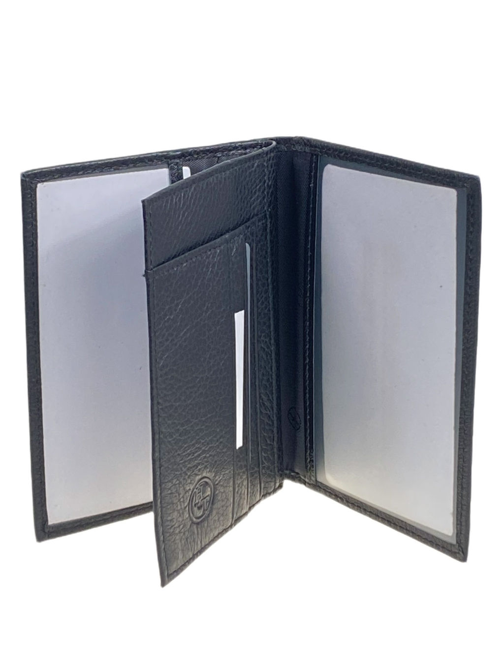 Обложка для паспорта и автодокументов из натуральной кожи, цвет черный - Greta фото 2