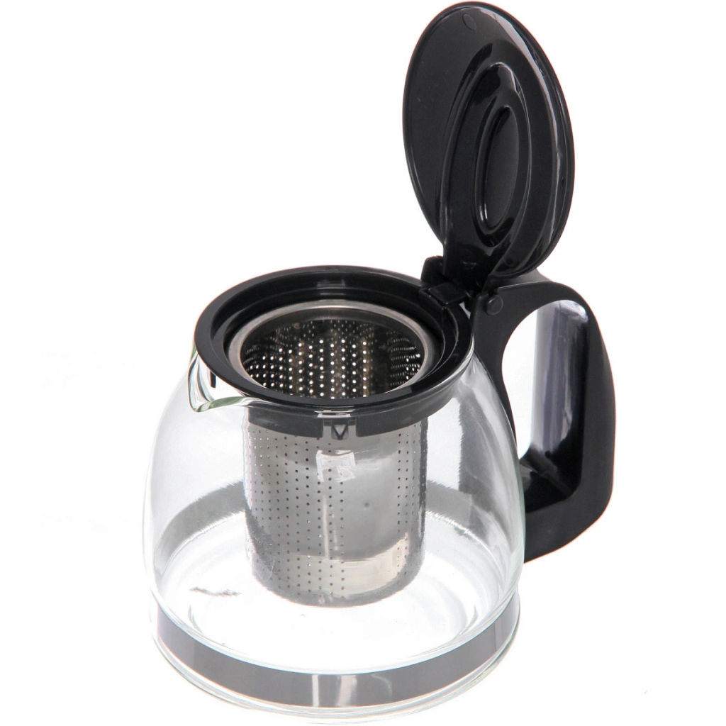 Чайник заварочный стеклянный 700мл "Ассорти", микс цветов