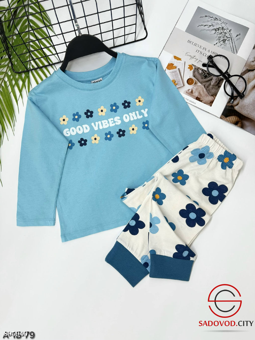 Пижама для девочки с рисунком