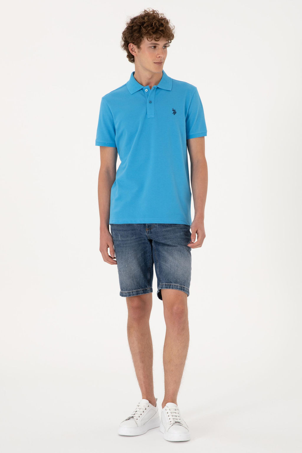 Erkek Turkuaz Basic Ti__rt - U.s. polo assn фото 4