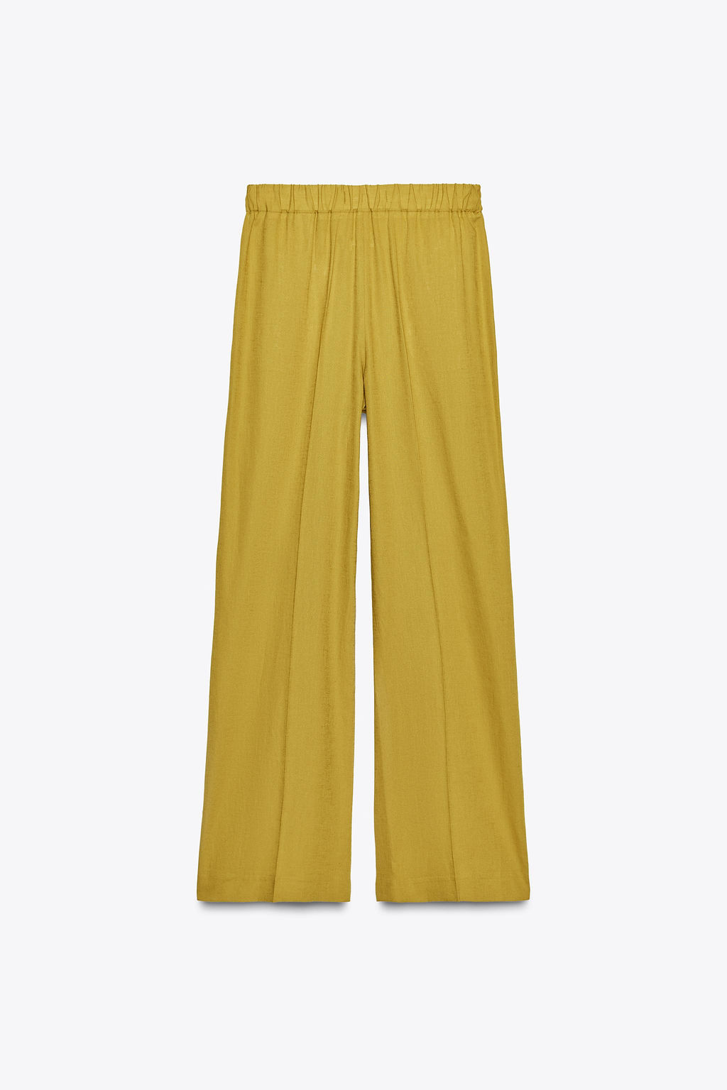 STRAIGHT-LEG LINEN BLEND TROUSERS - Zara фото 11