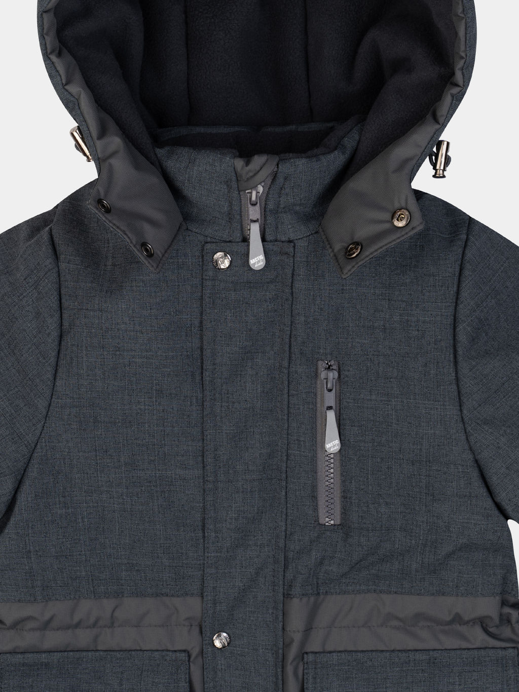 Куртка детская зимняя графит