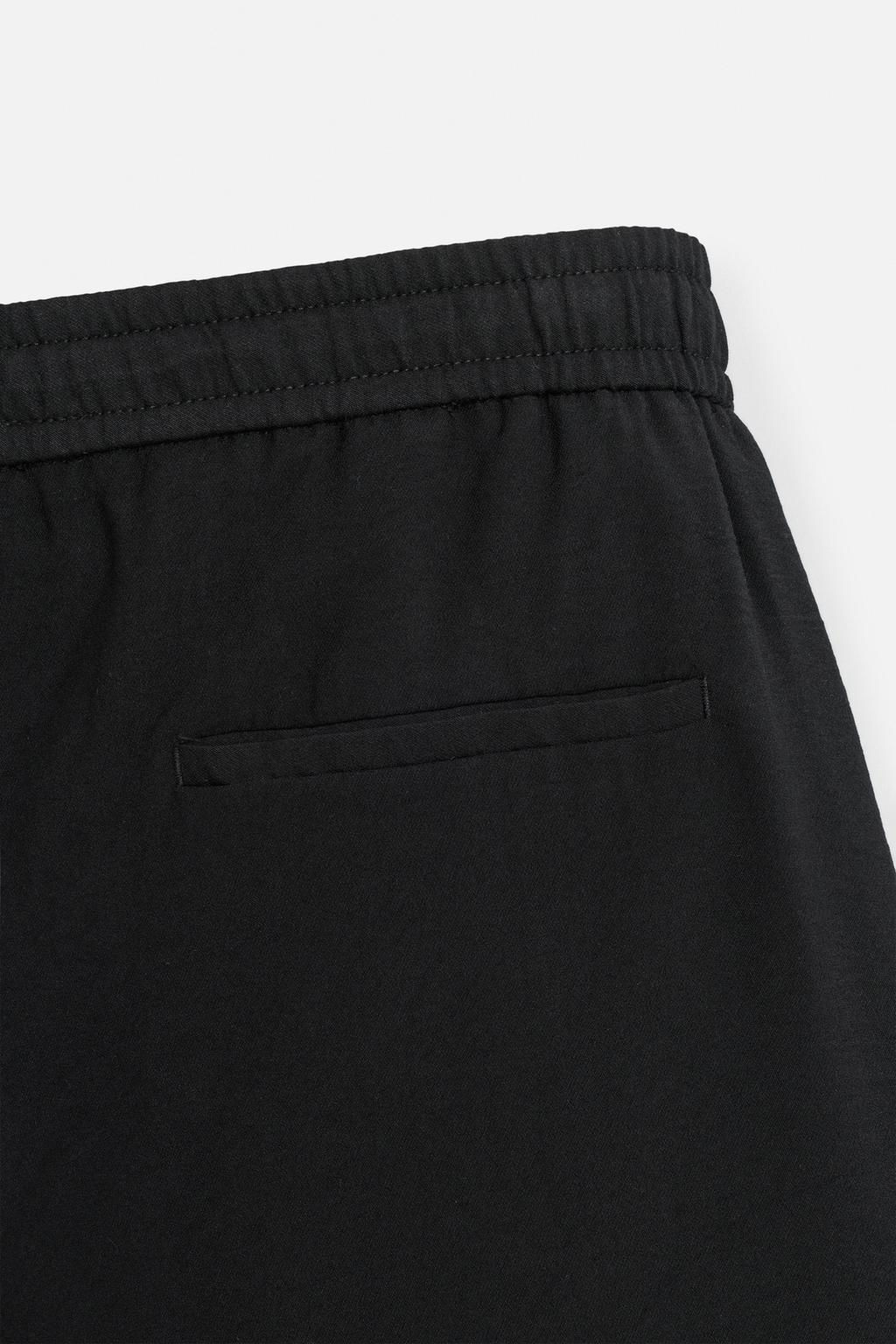 RELAXED FIT FLOWING BERMUDA SHORTS - Zara фото 9