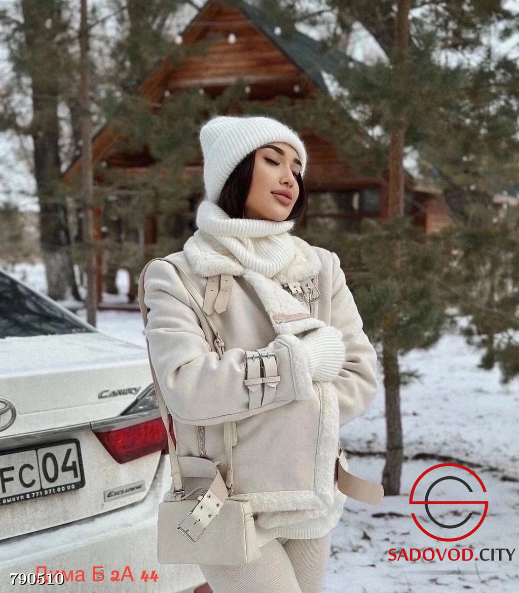 Женская зимняя дублёнка - Bruno фото 6