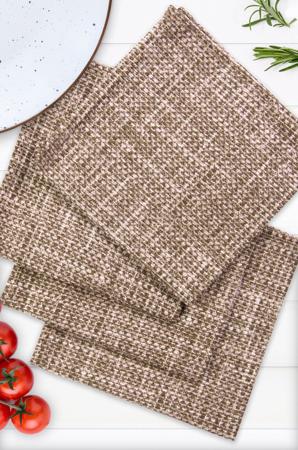 Набор салфеток из рогожки 4 шт Happy Fox Home  фото 15