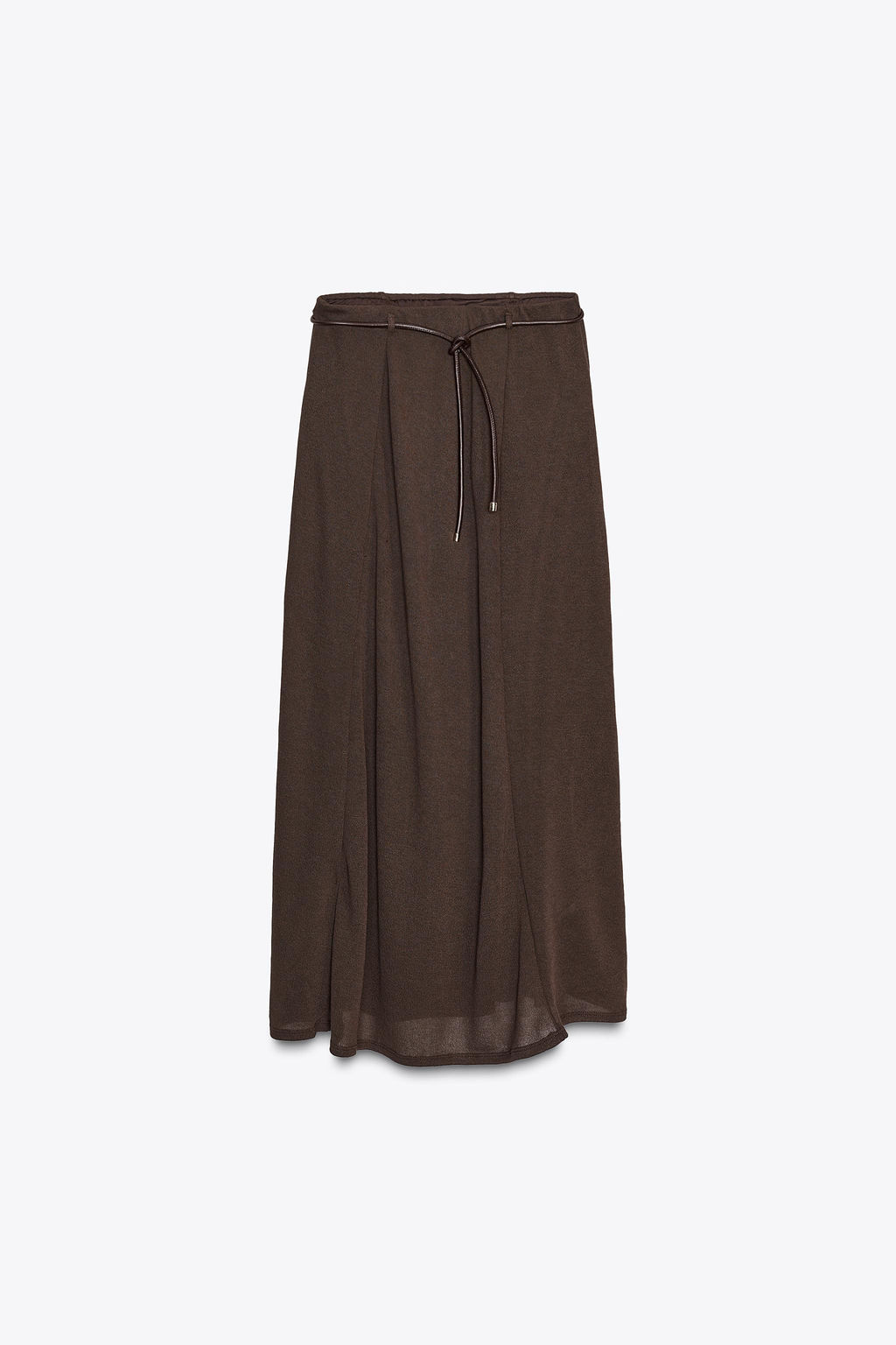 KNITTED CUT-OUT SKIRT WITH BELT - Zara фото 5
