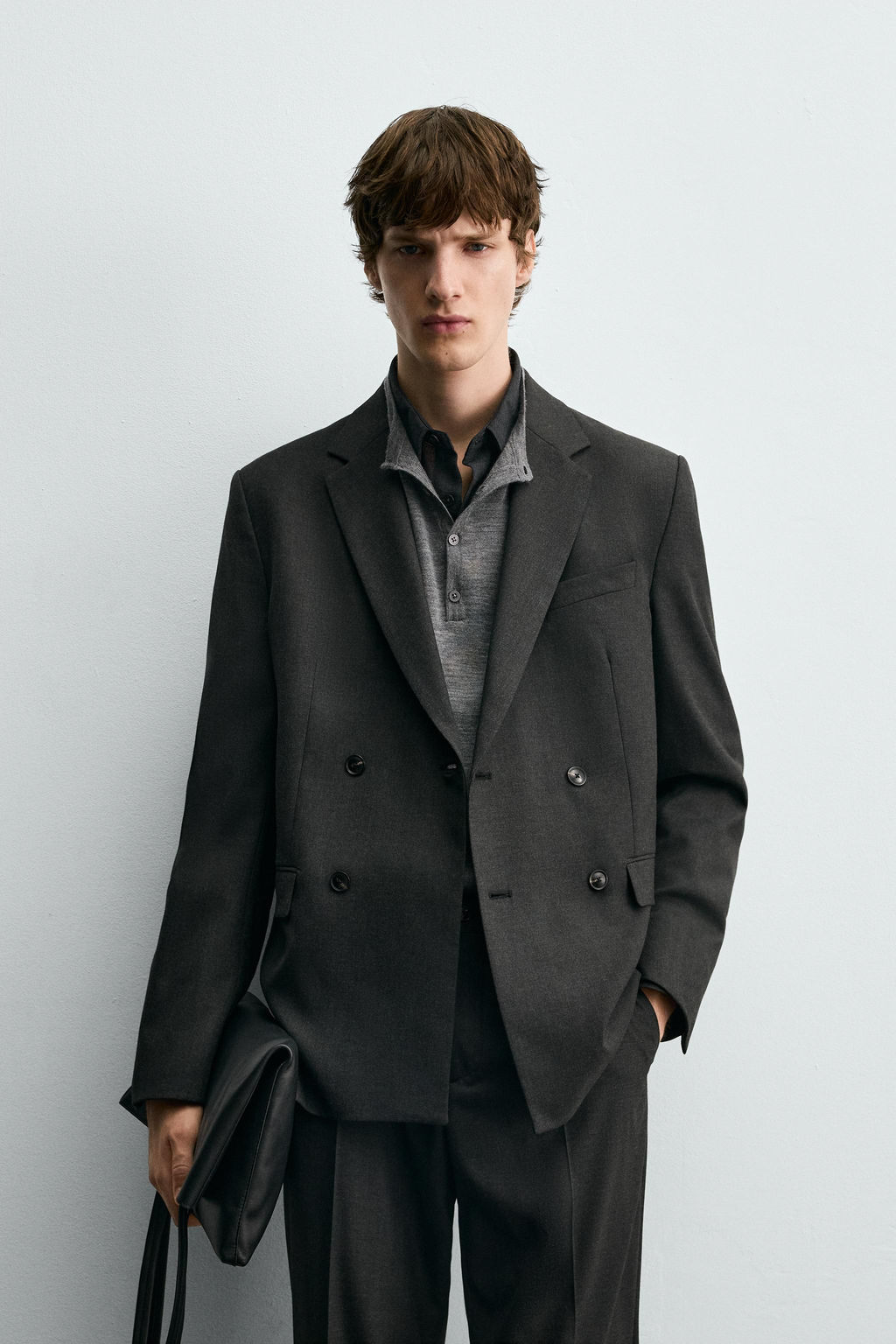 DOUBLE-BREASTED SUIT BLAZER - Zara фото 2