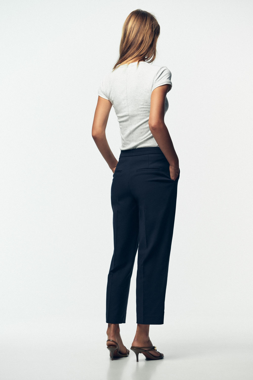 TROUSERS WITH VENT ON THE HEM - Zara фото 5