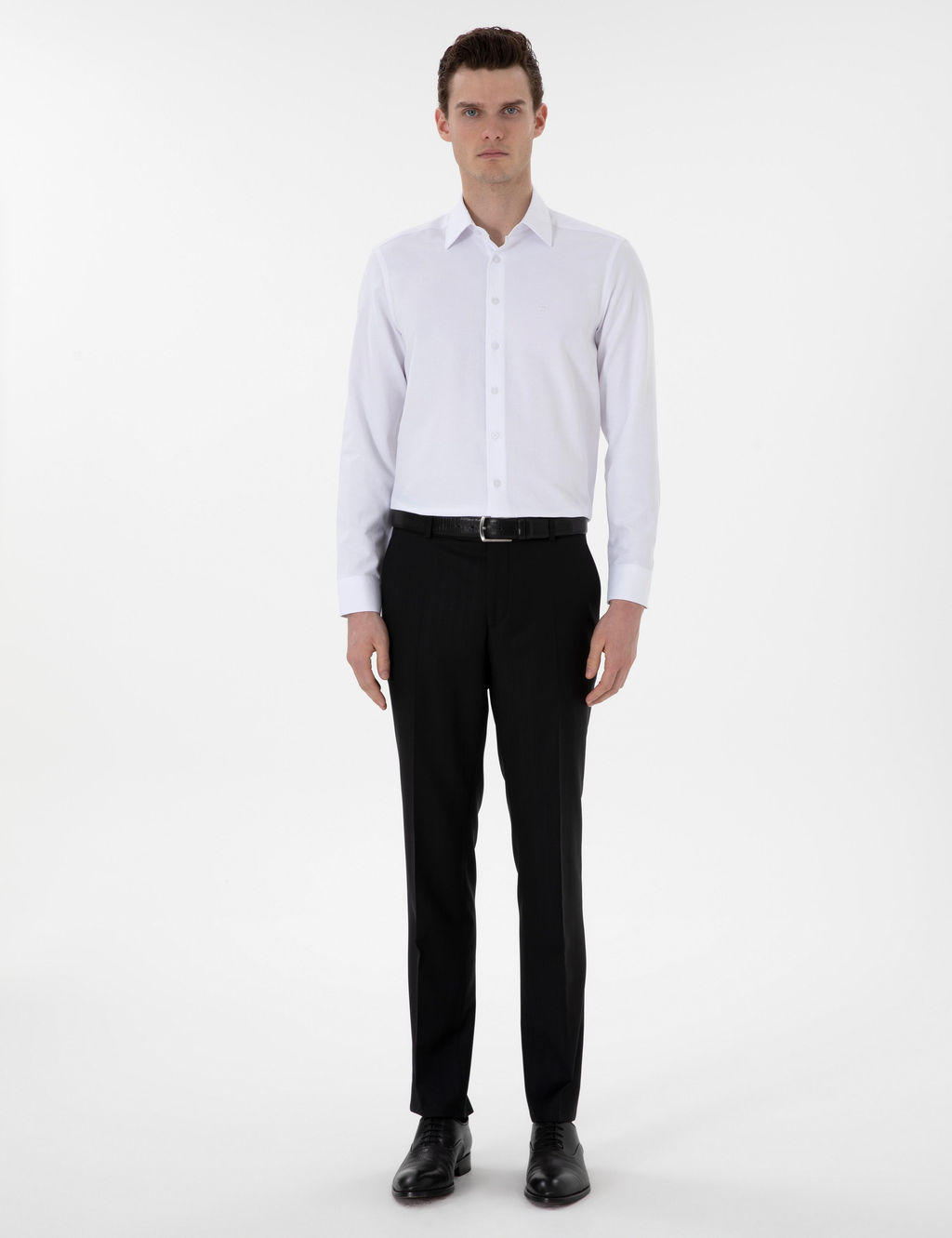 Beyaz Regular Fit Arm_rl_ Uzun Kollu G_mlek - Pierre cardin фото 4