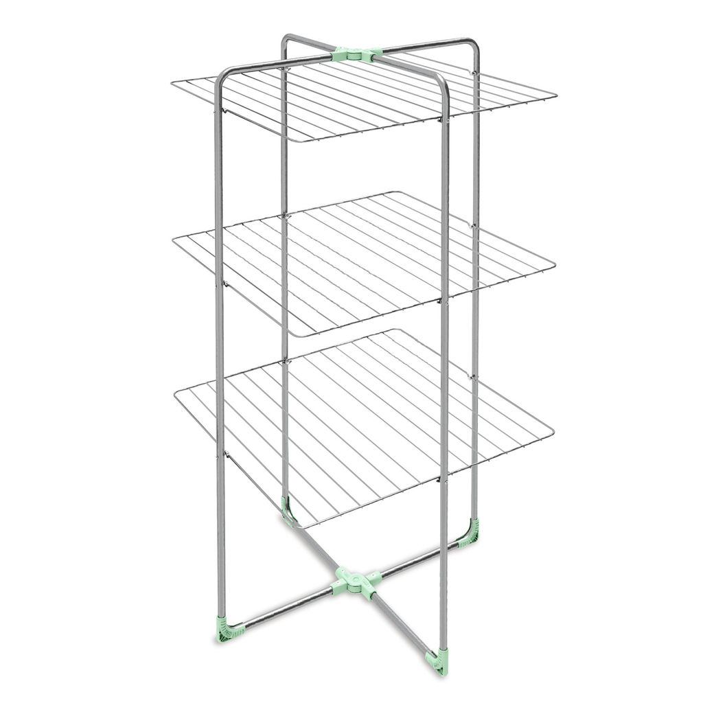 Сушилка для белья напольная вертикальная (БЕЛАЯ) (70*70*1310) арт. СБВ1/Б