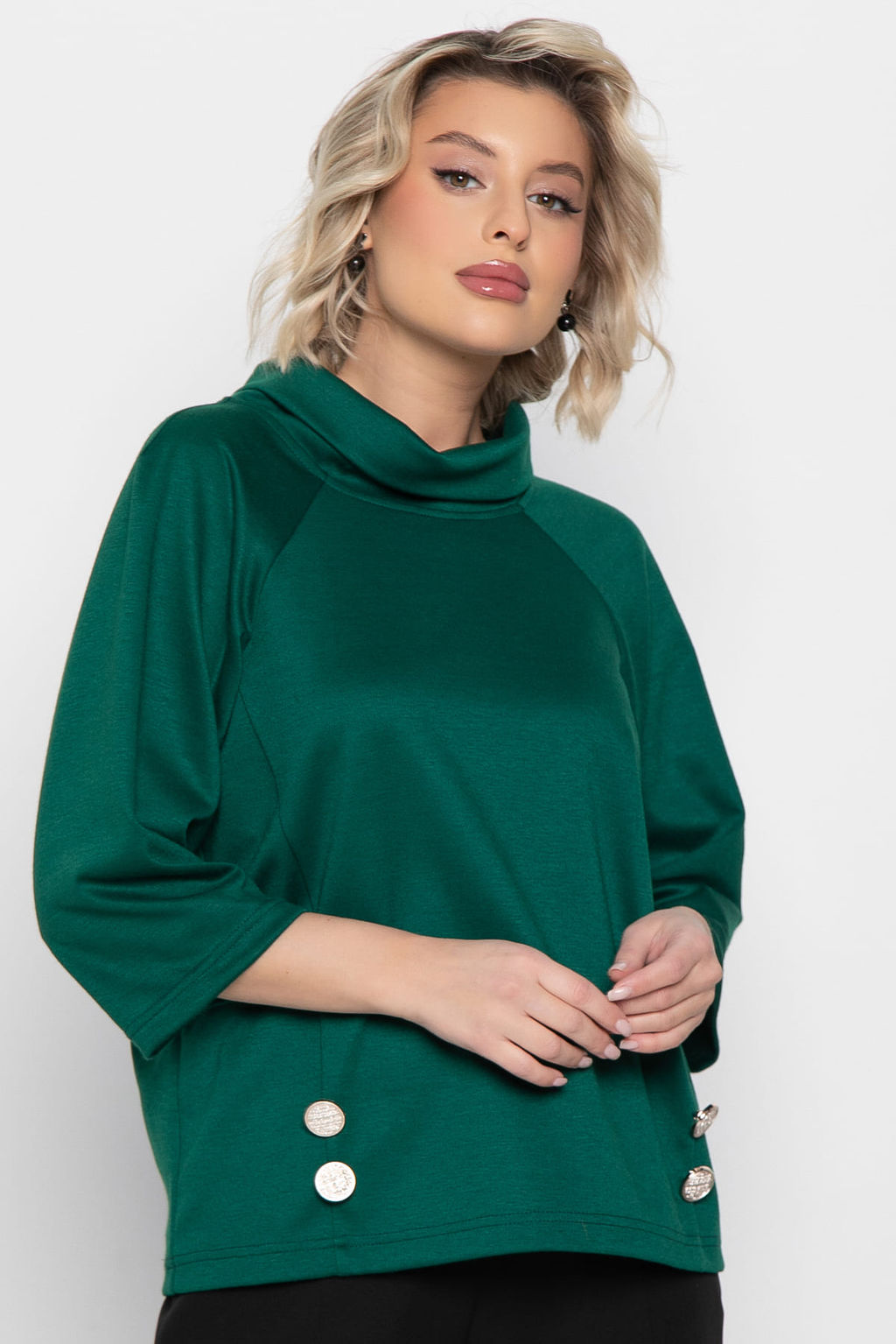 Джемпер Эдельвейс (бордовый) Б15003-18М - Lt collection фото 10