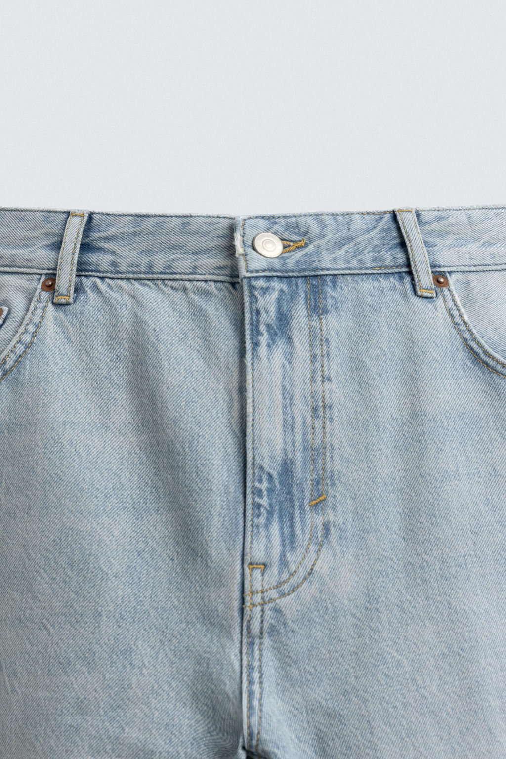 JEANS STRAIGHT FIT / Azul claro - Zara фото 11
