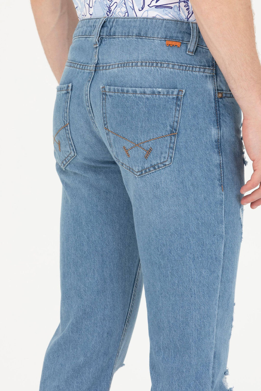 U. S. Polo Assn Мужские голубые джинсы Неожиданная скидка в корзине - U.s. polo assn фото 14