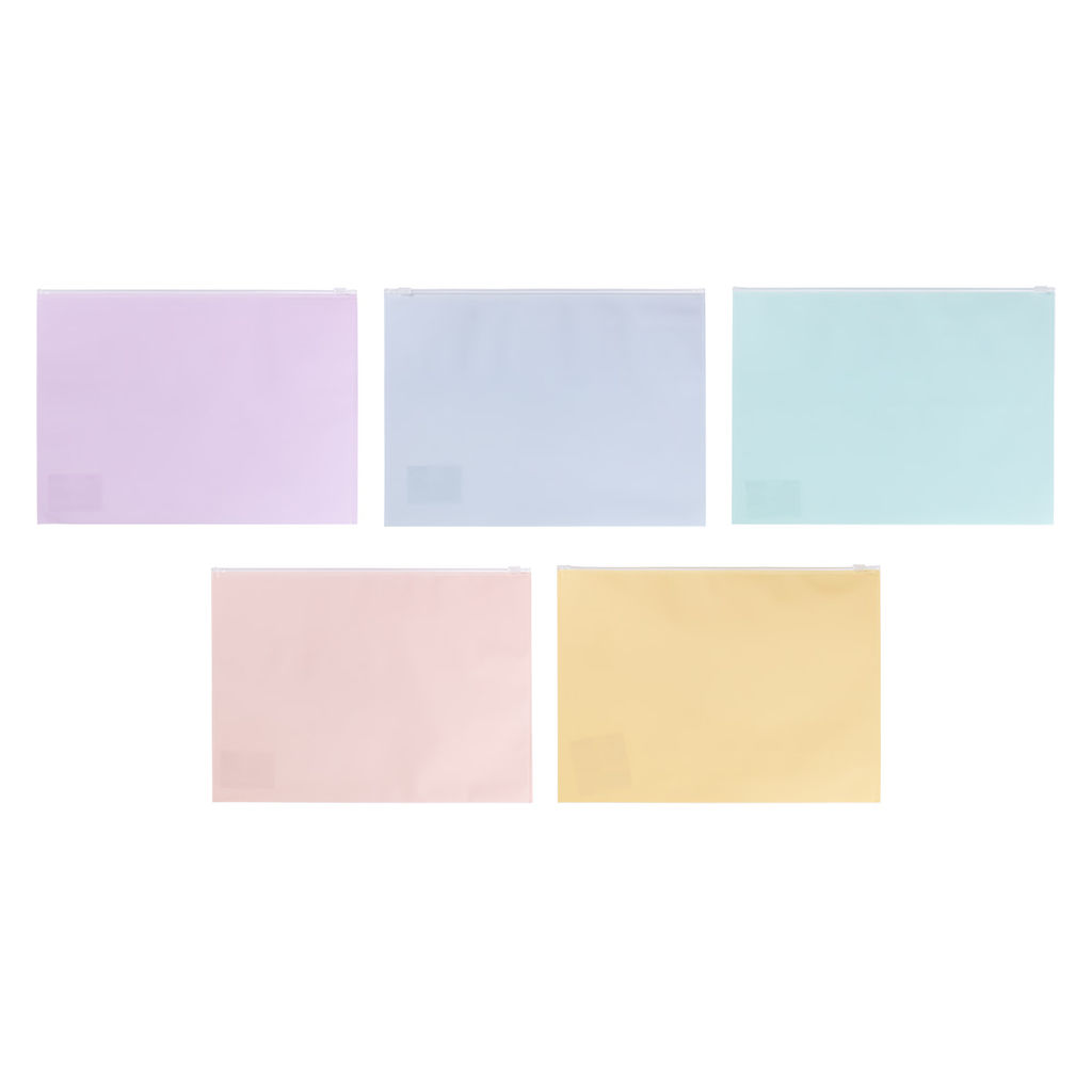 Expert Complete Trend Pastel Папка-конверт на ZIP-молнии A4 180 мкм диагональ 10 шт. ванильный EC21124030