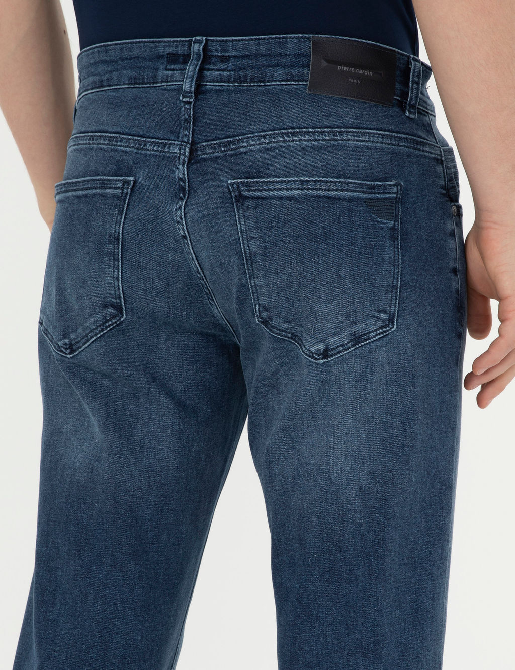 Lacivert Straight Fit Jean Pantolon