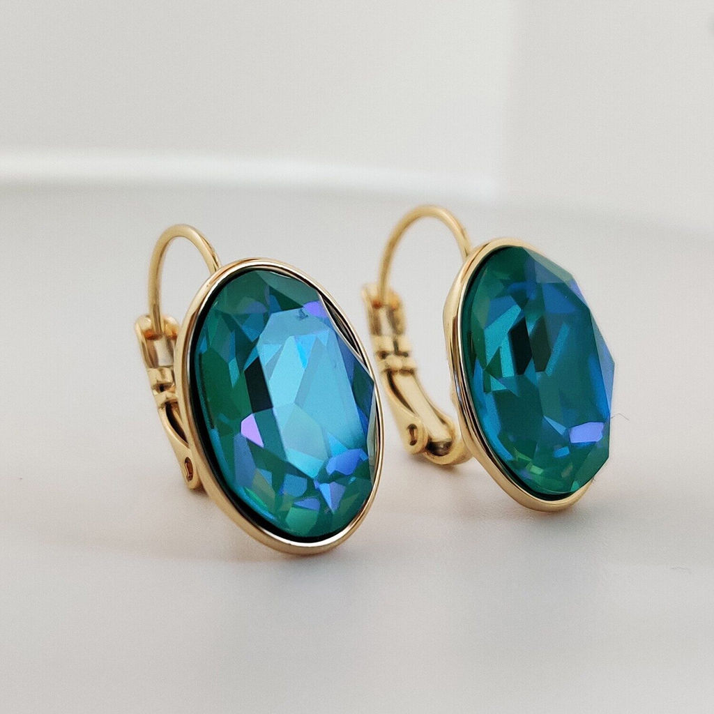 Серьги с кристаллами Swarovski