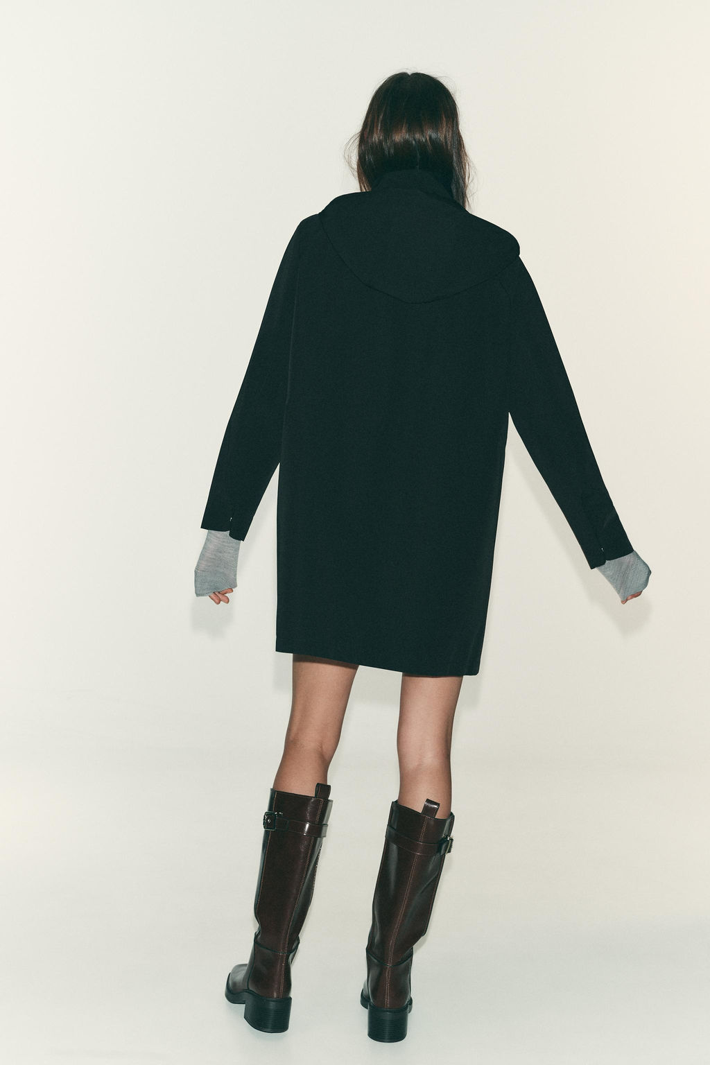 ADJUSTABLE WAIST HOODED JACKET - Zara фото 3