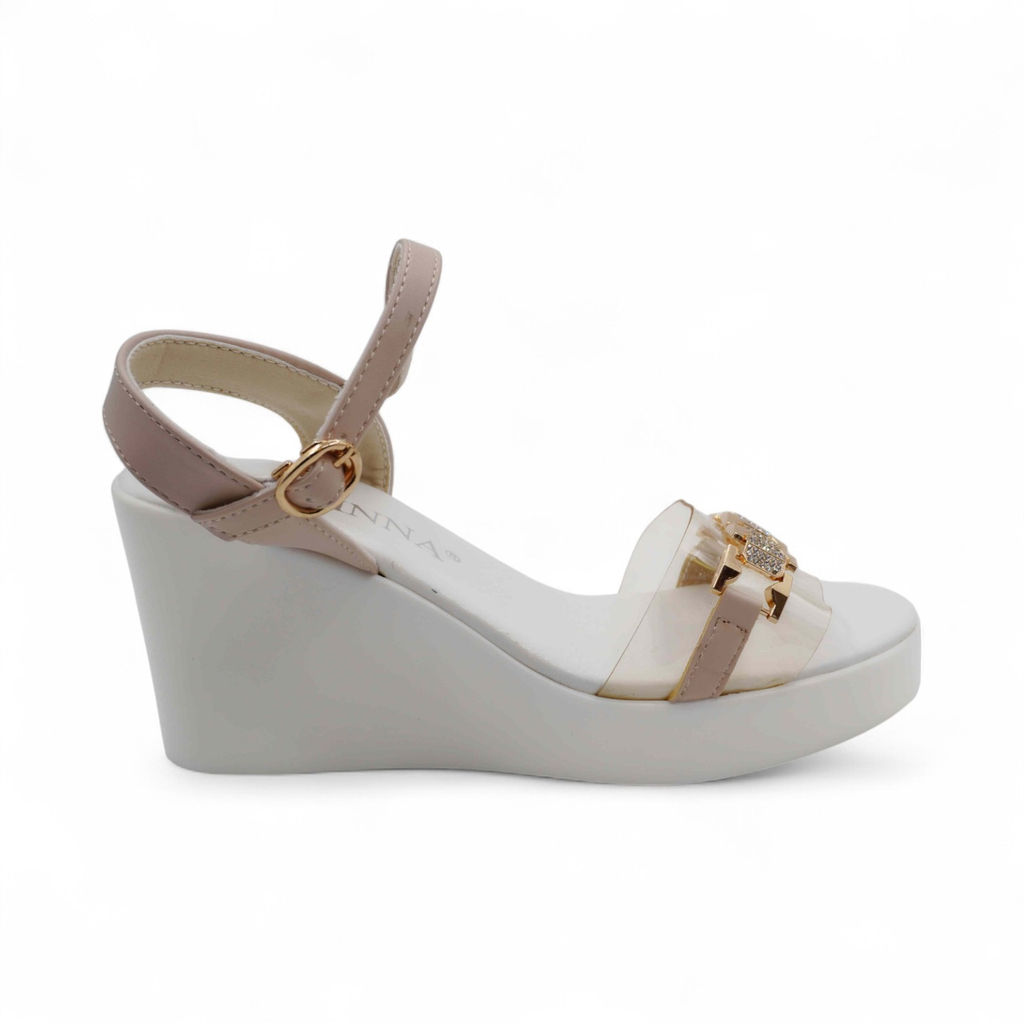 Босоножки на платформе L11-11M бежевые - Sport фото 2