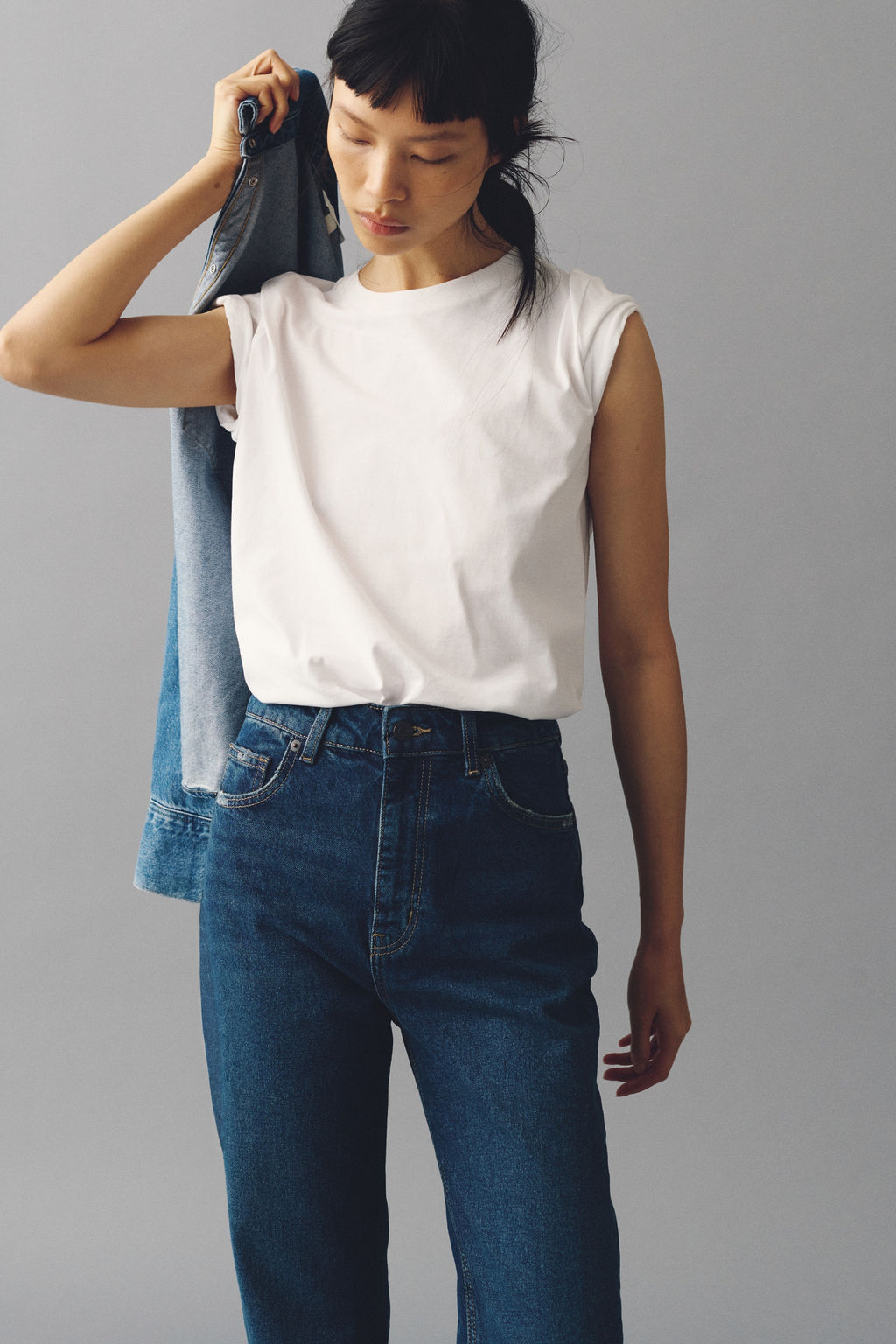 Mom Slim Fit High Waist Ankle Jeans - H&m фото 16