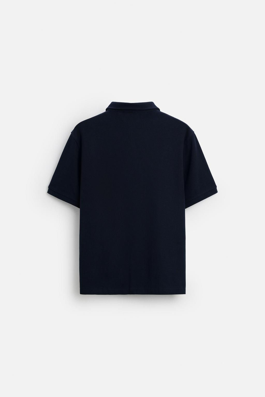 TEXTURED POLO SHIRT - Zara фото 8