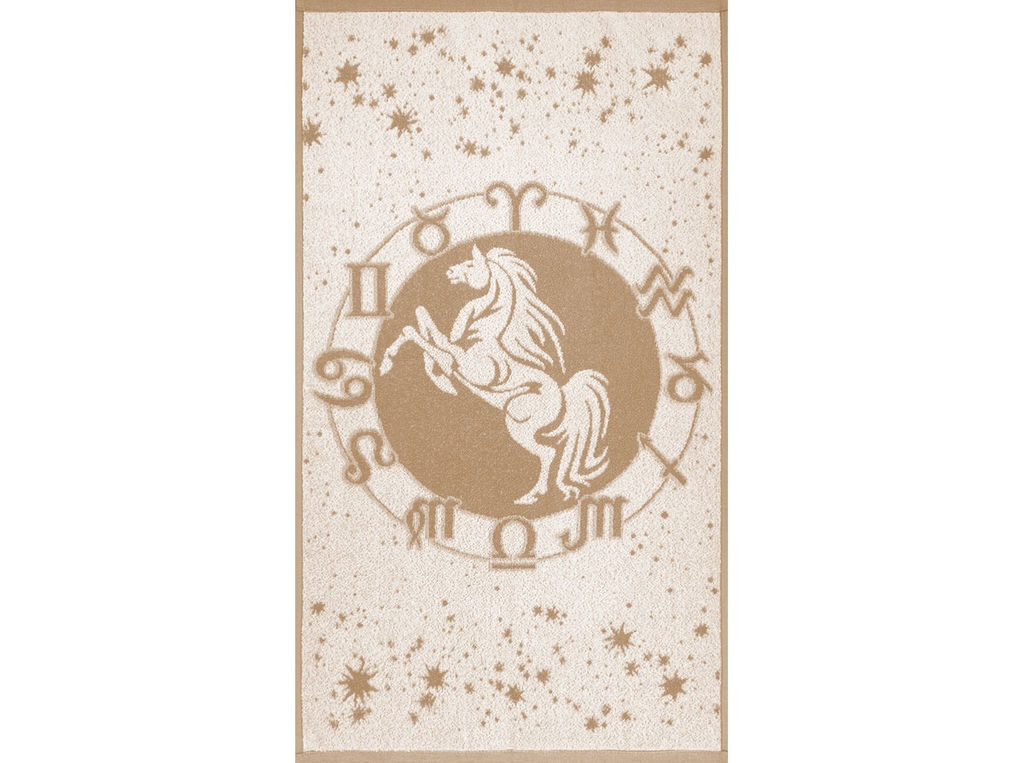 Полотенце махровое 6с103.512ж2 Зодиак-лошадь(лен3) 50х90см