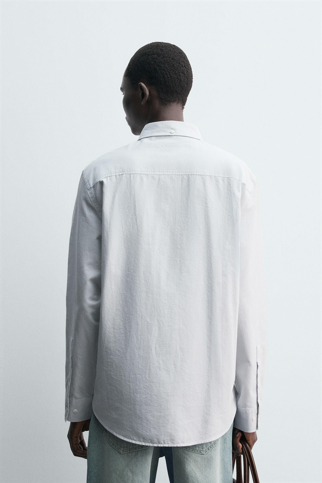 STRIPED OXFORD SHIRT - Zara фото 3