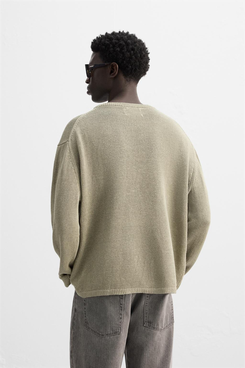 100% LINEN SWEATER - Zara фото 12