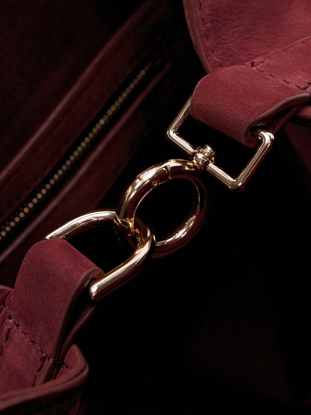 Женский шоппер CALZETTI MABEL Артикул 4673520, бордовый  фото 3