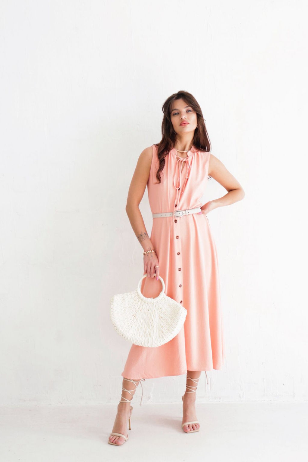 Платье, как из к/ф Красотка, персиковое - Martichelli фото 15