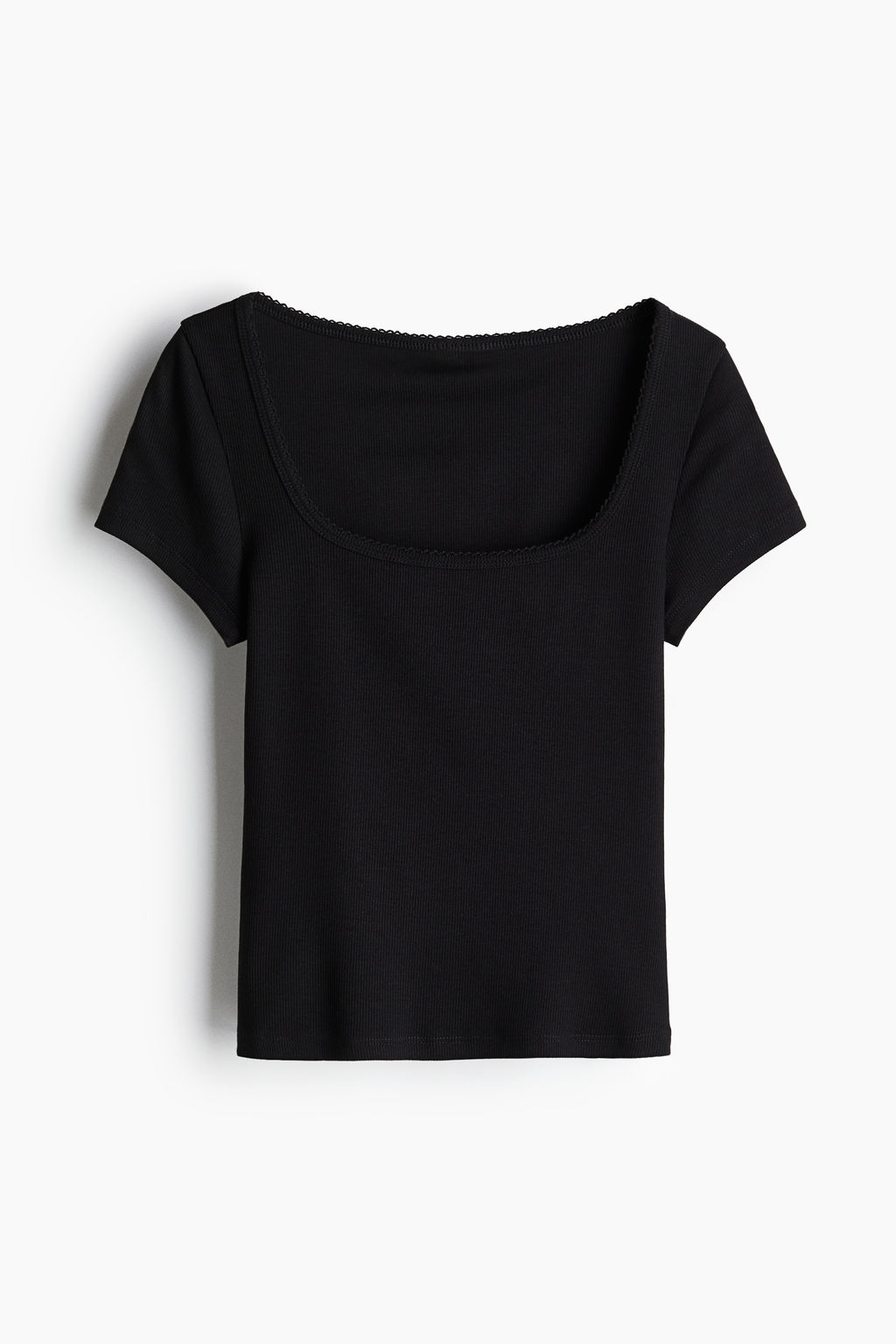 Camiseta de canal? con ribete de picot - H&m фото 3