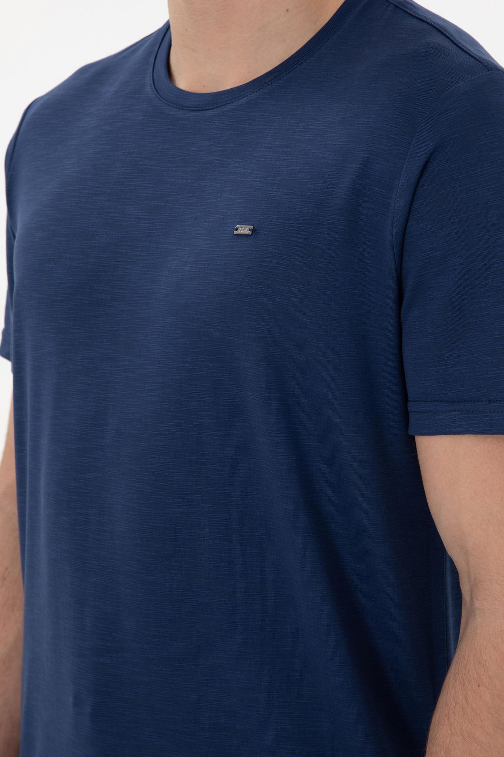 Erkek Regular Fit Bisiklet Yaka Modal Lacivert Basic Ti__rt Sepette S_rpriz _ndirim - U.s. polo assn фото 7